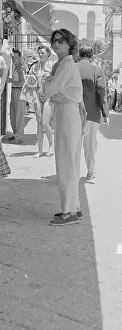 Capri Prints: Greta Garbo Window Shopping
