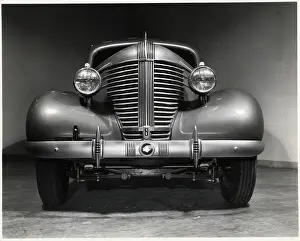 Headlights Prints: Front Grille of a 1938 Pontiac