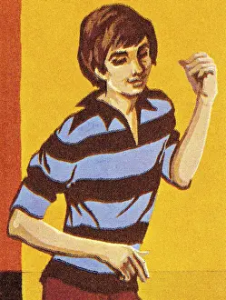 Illustrati Prints: Groovy Guy Dancing
