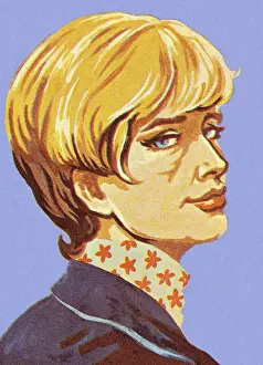 Sideways Glance Prints: Groovy Woman