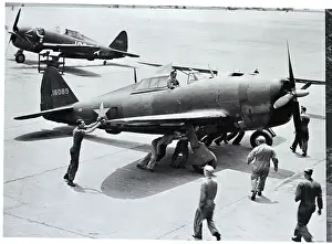 Ground Crew Prints: Ground Crew Wheeling Bomber