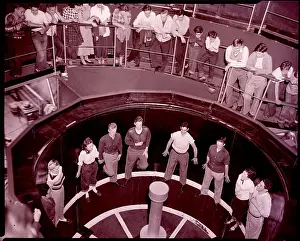 Amusement Park Prints: Group on Amusement Ride