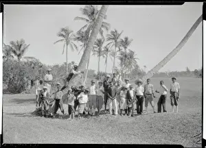 Group of Caddies on Golf Course