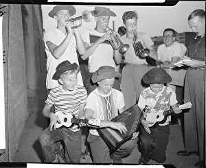 Group Of Children At Ebbets Field