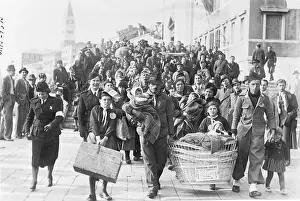 Colonialism Prints: Group of Colonists About to Leave Italy