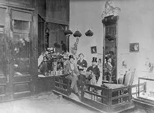 Vancouver Prints: Group at an Ice Cream Parlor