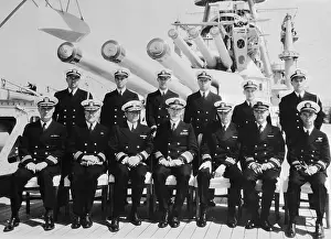 Joseph M Prints: Group of Naval Officers