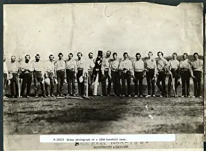 Group Photograph of 1858 Baseball Teams