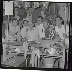 Group Portrait of 1961 Kentucky Derby Jockeys