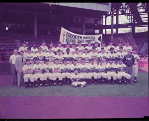 Group Portrait of Brooklyn Dodgers