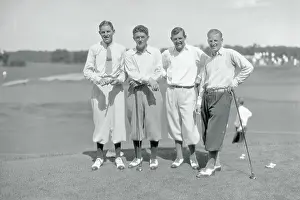Minnesota Prints: Group Portrait of National Open Golf Pros