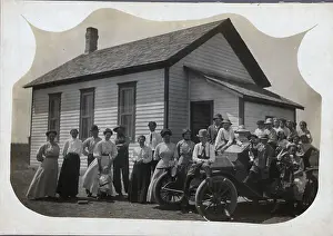 Group Portrait With The New Car