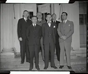 Group Portrait of Newspaper Executives