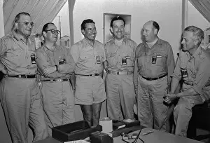 Group Prepare To Watch Atomic Blast