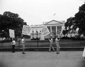 Anti Prints: Group Of Racist Protesters In Washington