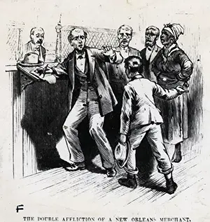 Yellow Fever Prints: Group Surrounding Merchant