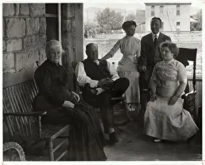 Montana Prints: A Group of Thompson's Residence