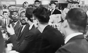 Equality Prints: Group of White College Professors and Black College Students