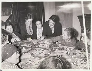North Carolina Prints: Group of Women Quilting
