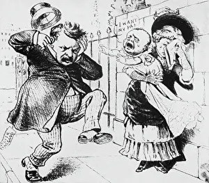Democracy Prints: Grover Cleveland Tormented/Child/Illustr