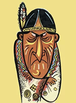 Ethnicity Gallery: Grumpy Indian Chief