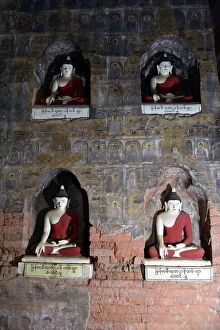 Images Dated 16th November 2015: Gu Pyauk Gyi Bagan Buddhist Temple Unesco Myanmar