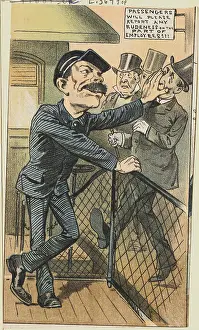 Abuse Prints: Guard Forcibly and Rudely Stopping Traveler at Passenger Gate