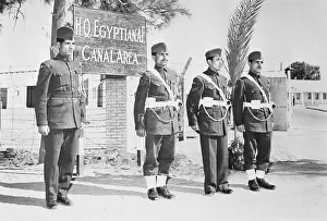 Guarding the Suez Canal Area