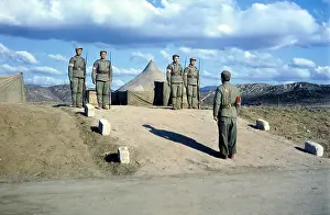 Panmunjom Prints: Guards in Front of Korean Peace Conference Tent