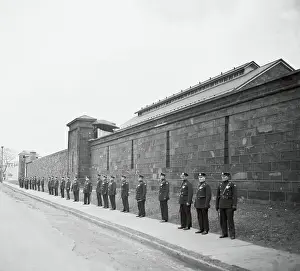 Trenton Prints: Guards Outside Prison