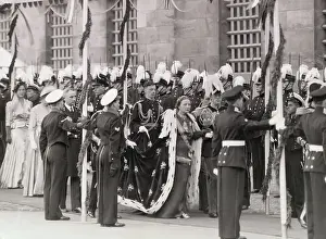 Amsterdam Prints: Guards and Royal Family Members During Queen Juliana Investiture
