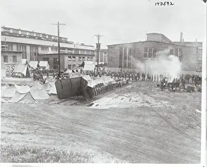 Bloomington Prints: Guardsmen Guarding Alton Railway Yards