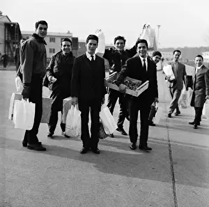 Guest Workers Having Shopping Spree