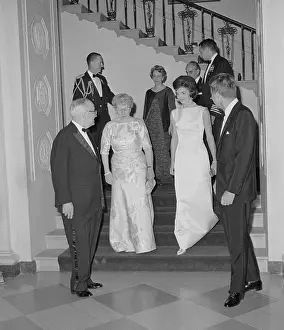 Chester V Prints: Guests Attending a White House Dinner