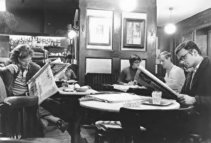 Cafe Prints: Guests in the Café Hawelka