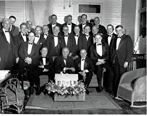 Birthday Prints: Guests at President-Elect Roosevelt's Birthday Party