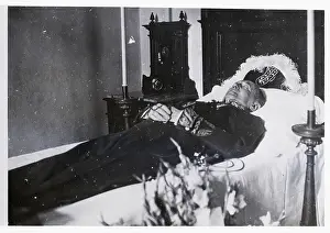 Eyes Closed Prints: Guglielmo Marconi on His Death Bed