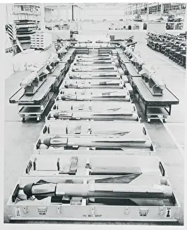 Tucson Prints: Guided Missiles Awaiting Shipment at Plant