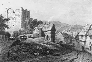 15403, England Prints: Guildford Castle