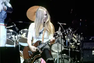 Guitarist Lita Ford of the rock band The Runaways