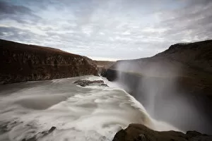 Images Dated 12th June 2011: Gullfoss waterfall, Golden Circle, southern Iceland, Iceland, Europe