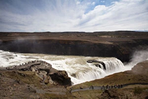 Images Dated 12th June 2011: Gullfoss waterfall, Golden Circle, southern Iceland, Iceland, Europe
