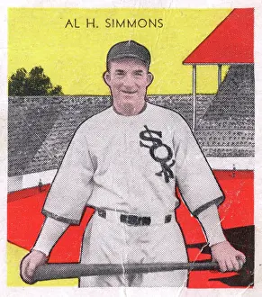 Gum Card Of Al Simmons
