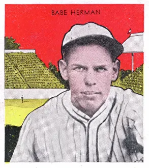 Gum Card Of Babe Herman