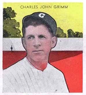 Arc0012794 Prints: Gum Card Of Charlie Grimm