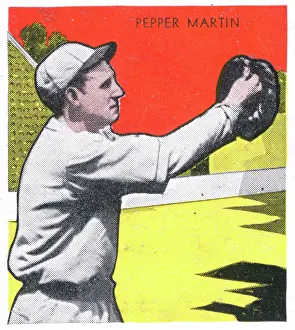 Arc0013260 Prints: Gum Card Of Pepper Martin