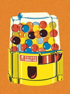Unhealthy Eating Gallery: Gumball machine