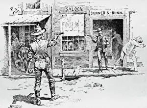 Gun Fight in Mining Town