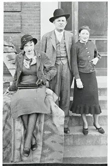 Oklahoma Prints: Gungirls Posing on Steps