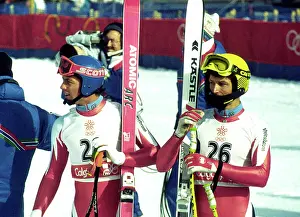 Athletes Prints: Günther Mader and Hubert Strolz